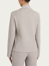 Blazer corto in Japanese Fleece Grigi Donna - Ragno