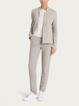 Blazer corto in Japanese Fleece Grigi Donna - Ragno