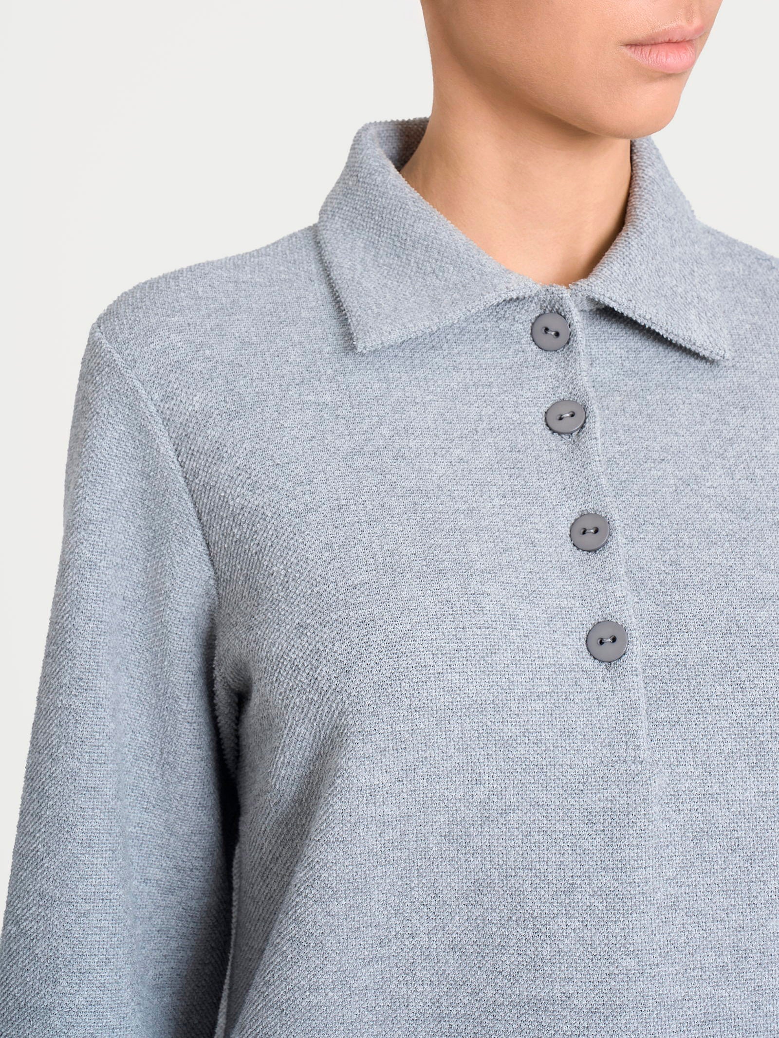 Polo in Japanese Fleece Neri Donna - Ragno