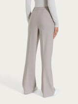 Pantalone flare lungo con tasche in Compact Grigi Donna - Ragno