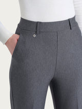 Pantalone ampio con tasche in Compact Neri Donna - Ragno