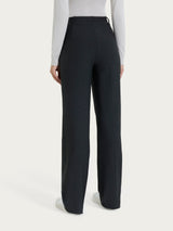 Pantalone ampio con tasche in Compact Neri Donna - Ragno