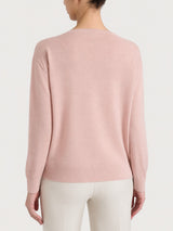 Maglia con scollo a barchetta in Merino Soft Rosa Donna - Ragno
