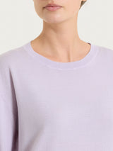 Maglia con scollo a barchetta in Merino Soft Rosa Donna - Ragno