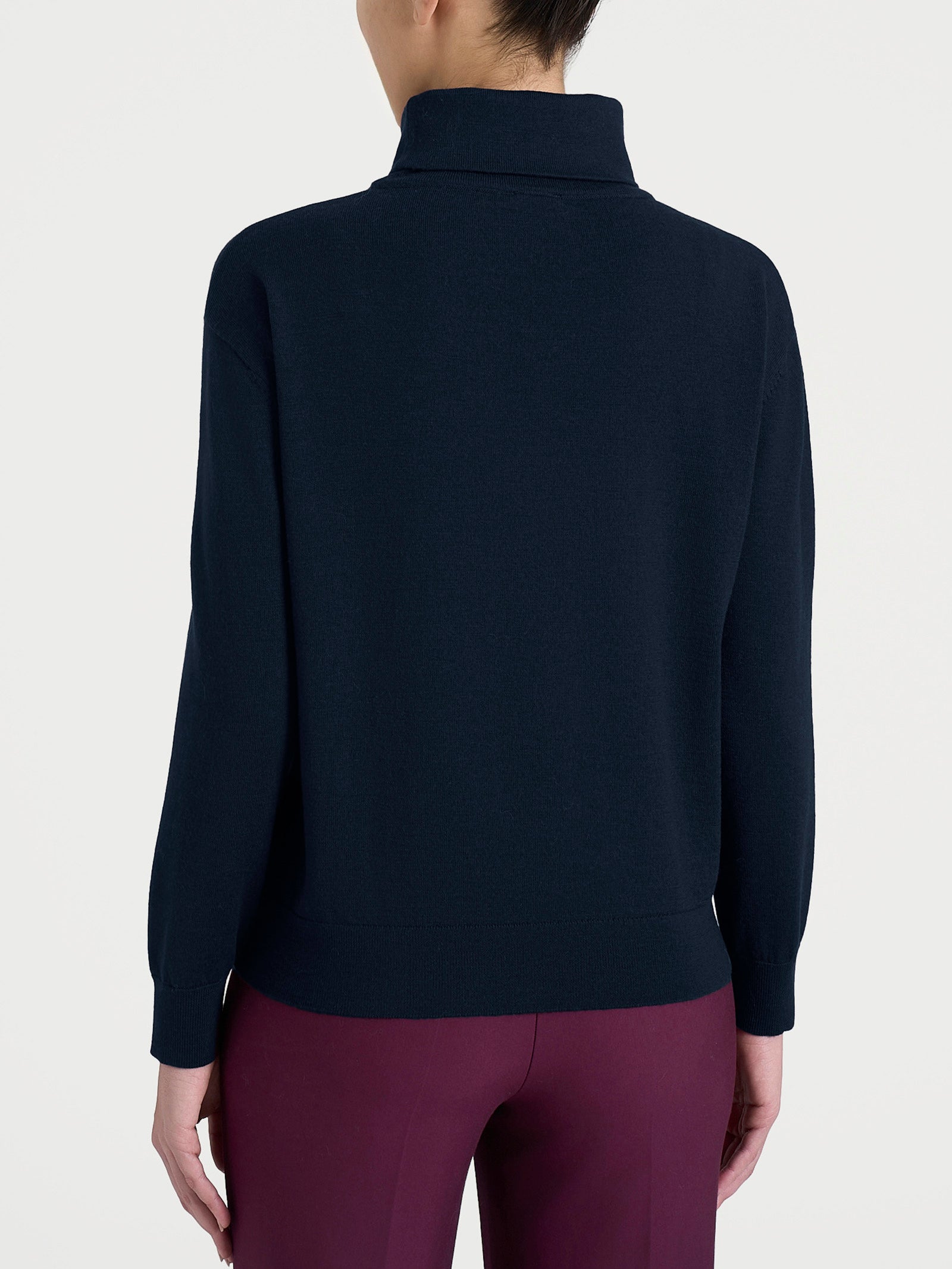 Dolcevita in Merino Soft Blu Donna - Ragno