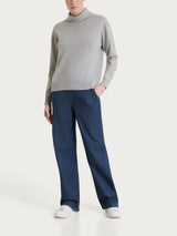 Maglia con collo a ciambella in Merino Soft Neri Donna - Ragno