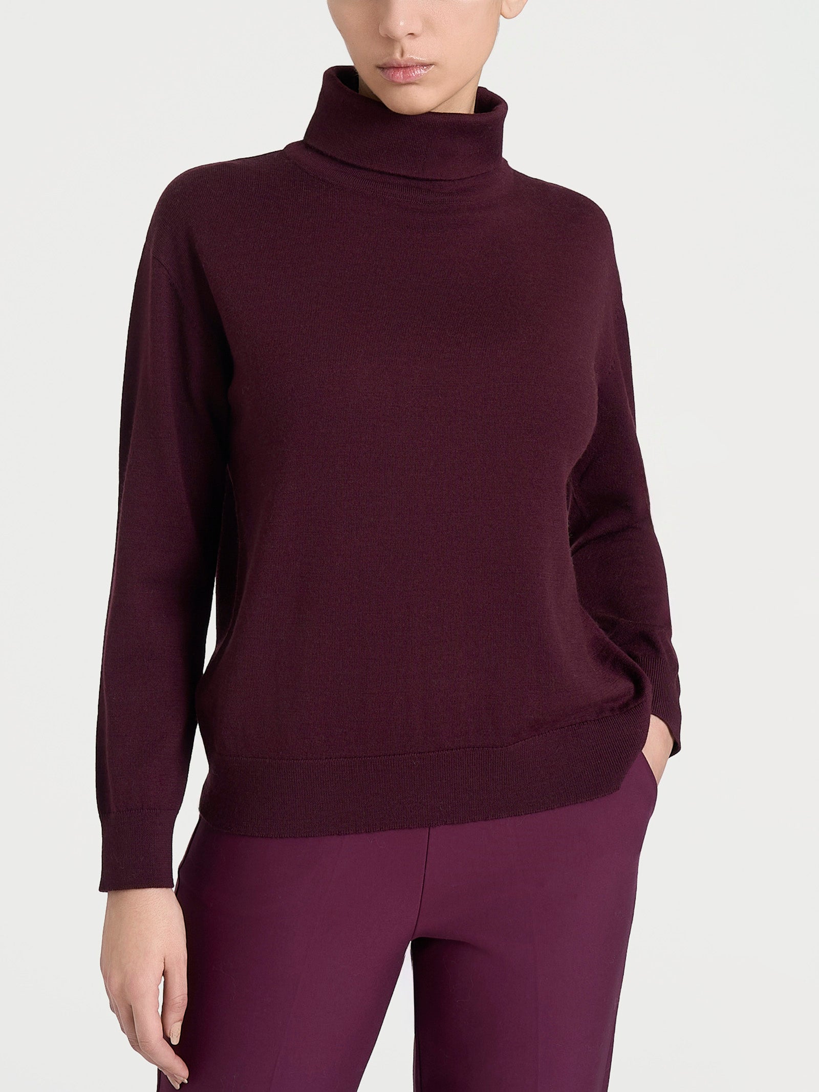 Dolcevita in Merino Soft Viola Donna - Ragno