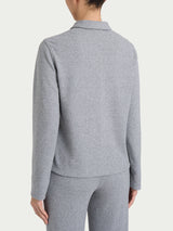 Giacca Shacket con fantasia in Eco Jacquard Neri Donna - Ragno