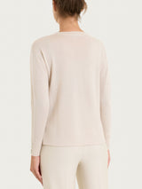 Maglia girocollo in Merino Soft Bianchi Donna - Ragno