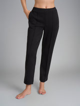 Pantalone dritto con tasche in Scuba Neri Donna - Ragno