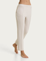 Pantalone dritto con tasche in Scuba Bianchi Donna - Ragno