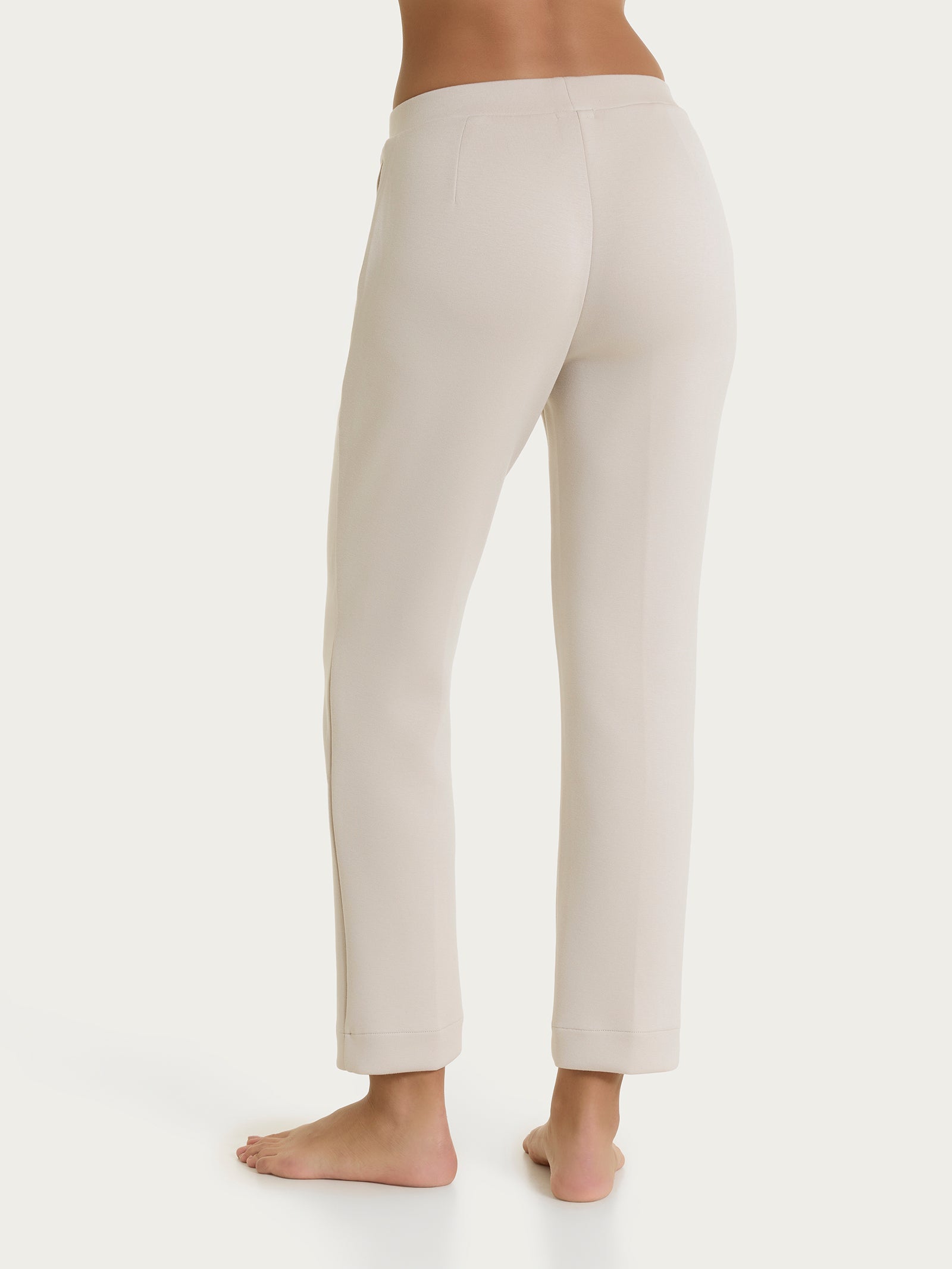 Pantalone dritto con tasche in Scuba Bianchi Donna - Ragno