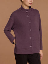 Giacchina con bottoni in Scuba Viola Donna - Ragno