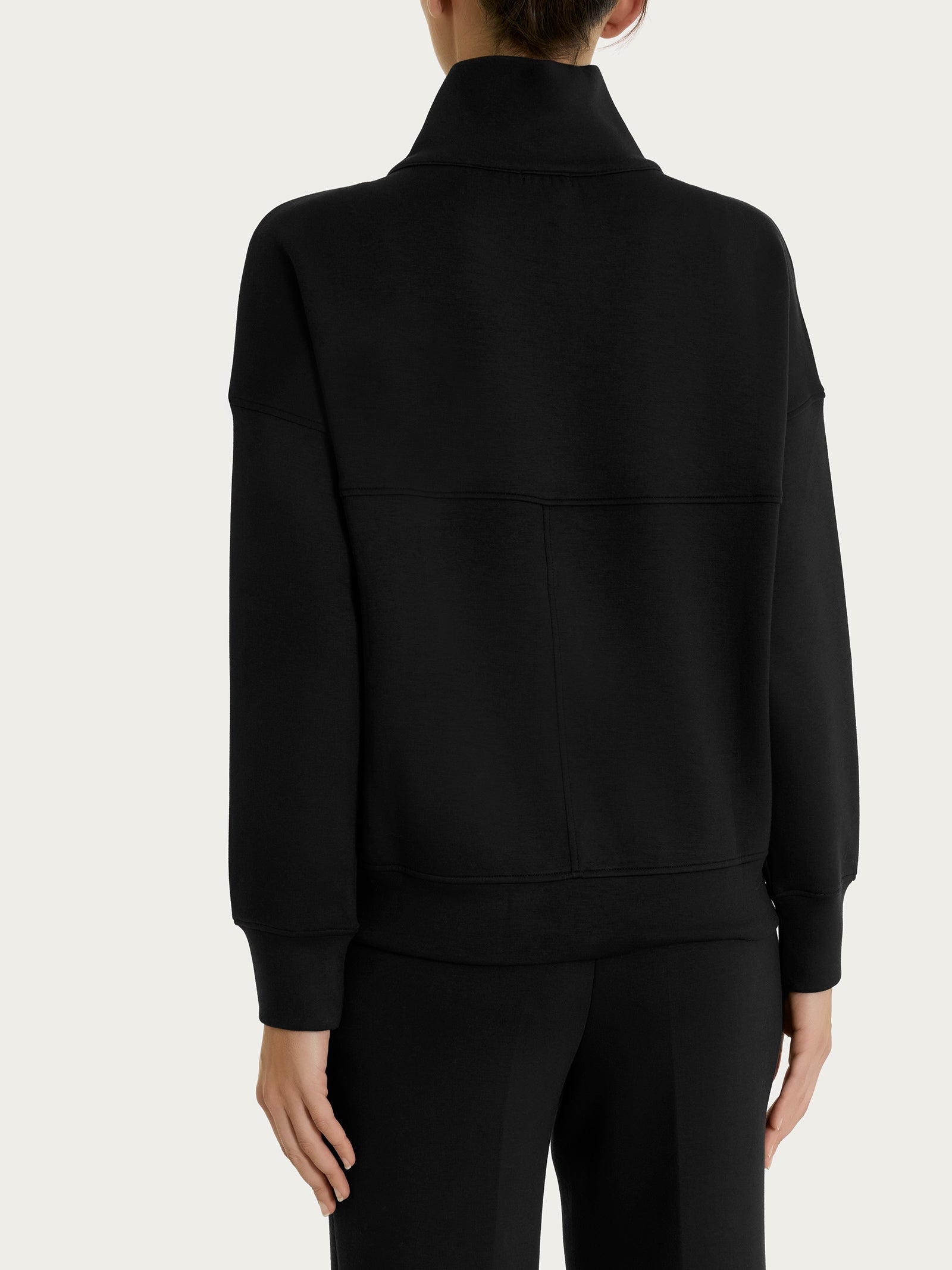 Giacchina con zip in Scuba Neri Donna - Ragno