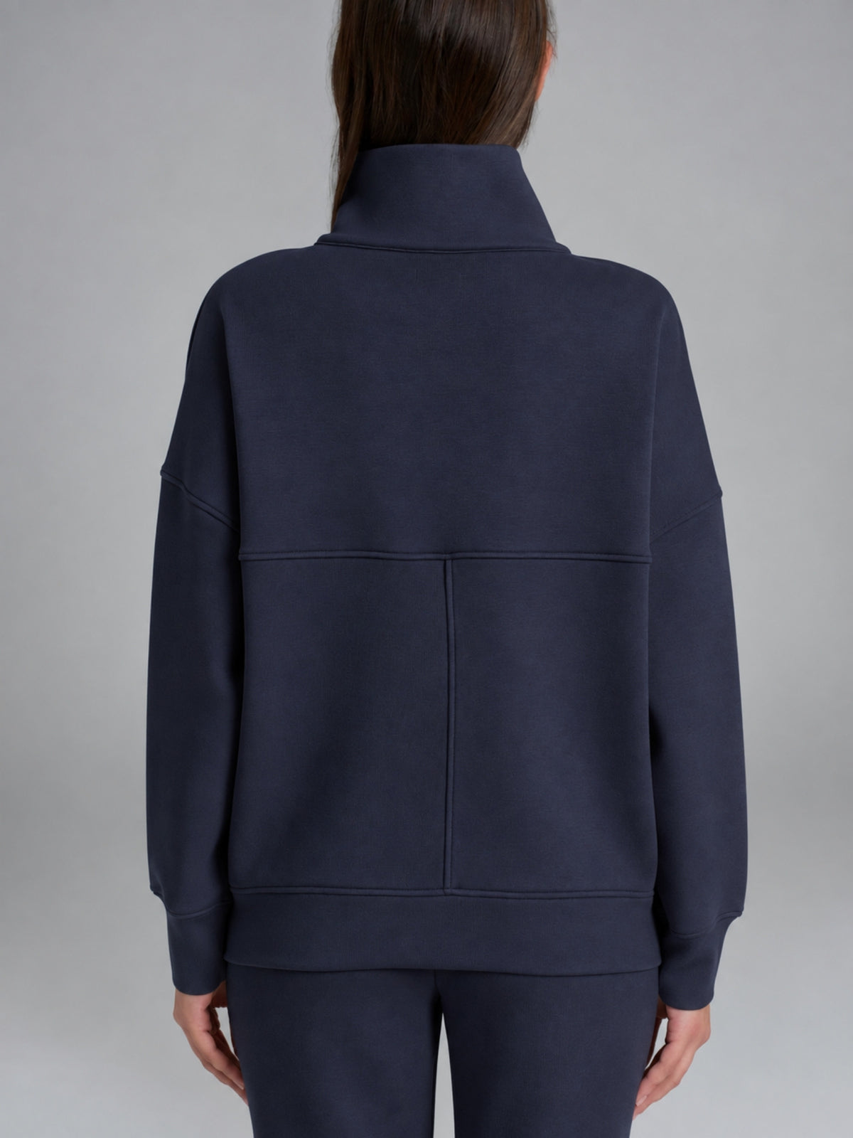 Giacchina con zip in Scuba Blu Donna - Ragno