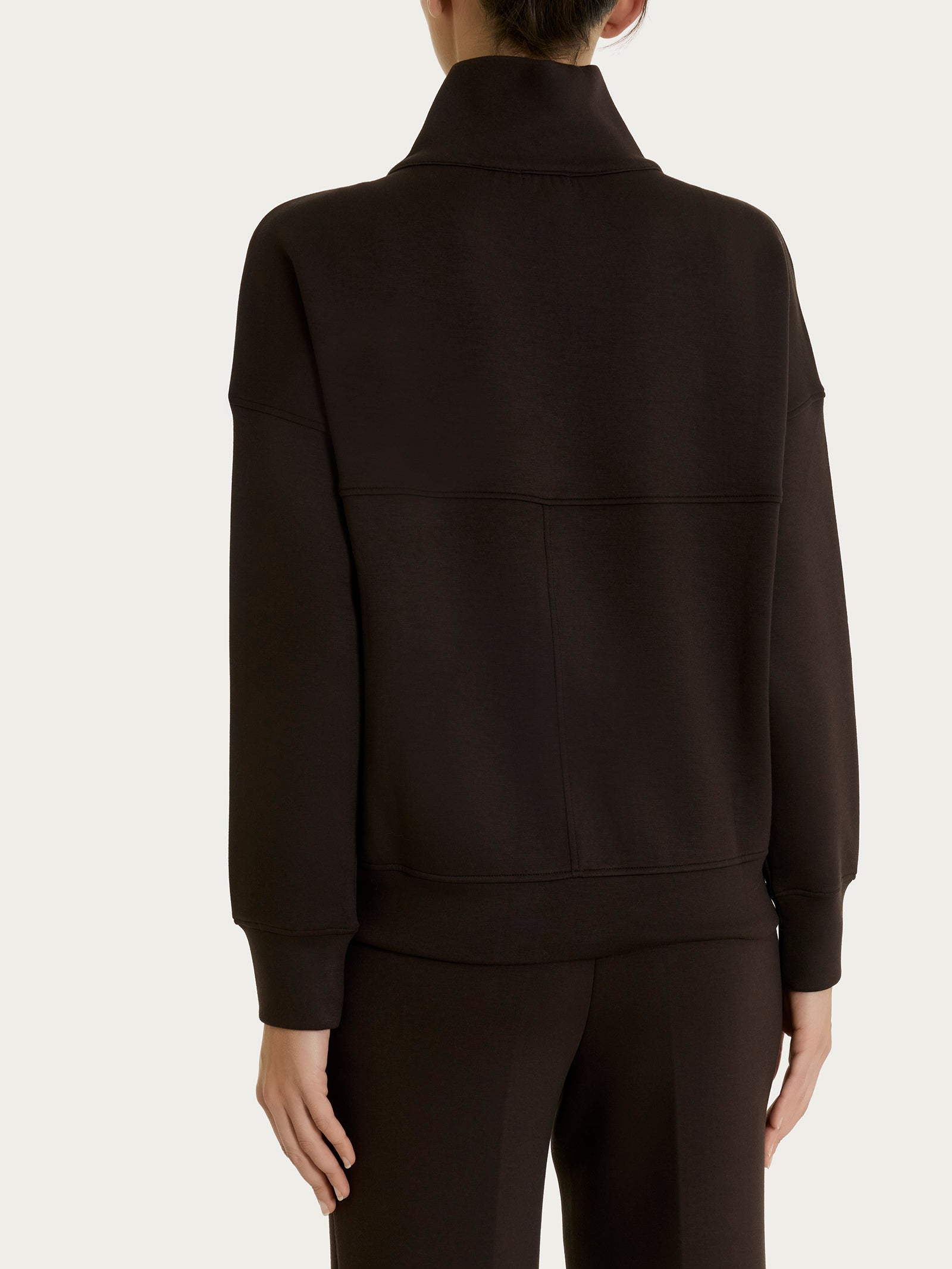 Giacchina con zip in Scuba Marroni Donna - Ragno