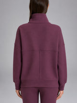 Giacchina con zip in Scuba Viola Donna - Ragno