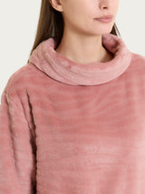 Maxi maglia in Coral Fleece Arancioni Donna - Ragno