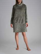 Maxi maglia in Coral Fleece Grigi Donna - Ragno