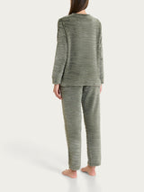 Tuta girocollo in Coral Fleece Grigi Donna - Ragno