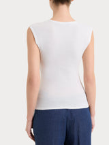 Smanicato in punto piquet di puro cotone Bianchi Donna - Ragno