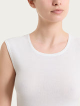 Smanicato in punto piquet di puro cotone Bianchi Donna - Ragno