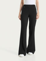 Pantalone flare in Compact Light Neri Donna - Ragno