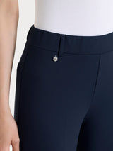 Pantalone flare in Compact Light Blu Donna - Ragno