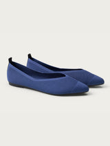 Blue Women's Slip-on Ballerinas in Knit - Ragno