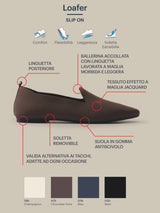 Loafer slip on in maglia Bianchi Donna - Ragno