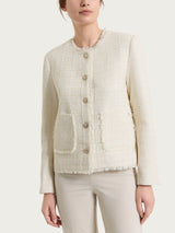 Giacca corta in Bouclé  Bianchi Donna - Ragno