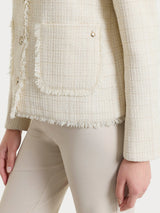 Giacca corta in Bouclé  Bianchi Donna - Ragno