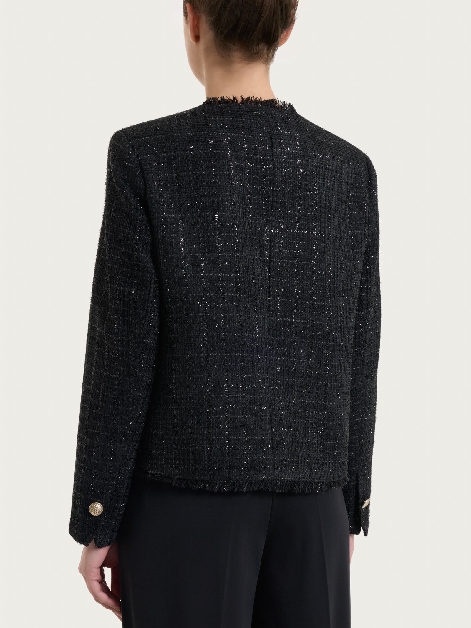 Giacca corta in Bouclé  Neri Donna - Ragno