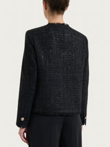 Giacca corta in Bouclé  Neri Donna - Ragno
