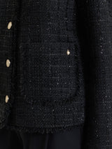 Giacca corta in Bouclé  Neri Donna - Ragno