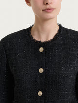 Giacca corta in Bouclé  Neri Donna - Ragno