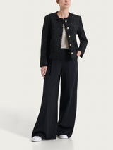 Giacca corta in Bouclé  Neri Donna - Ragno