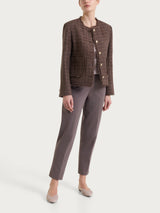 Giacca corta in Bouclé  Viola Donna - Ragno