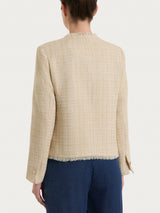 Giacca corta in Bouclé  Gialli Donna - Ragno