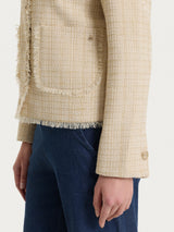 Giacca corta in Bouclé  Gialli Donna - Ragno