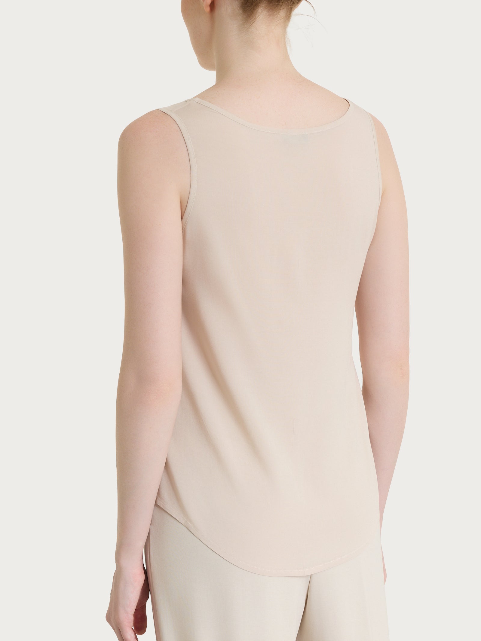 Top con spalla larga in Voile Stretch Bianchi Donna - Ragno