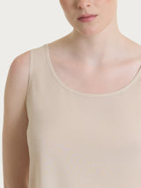 Top con spalla larga in Voile Stretch Bianchi Donna - Ragno