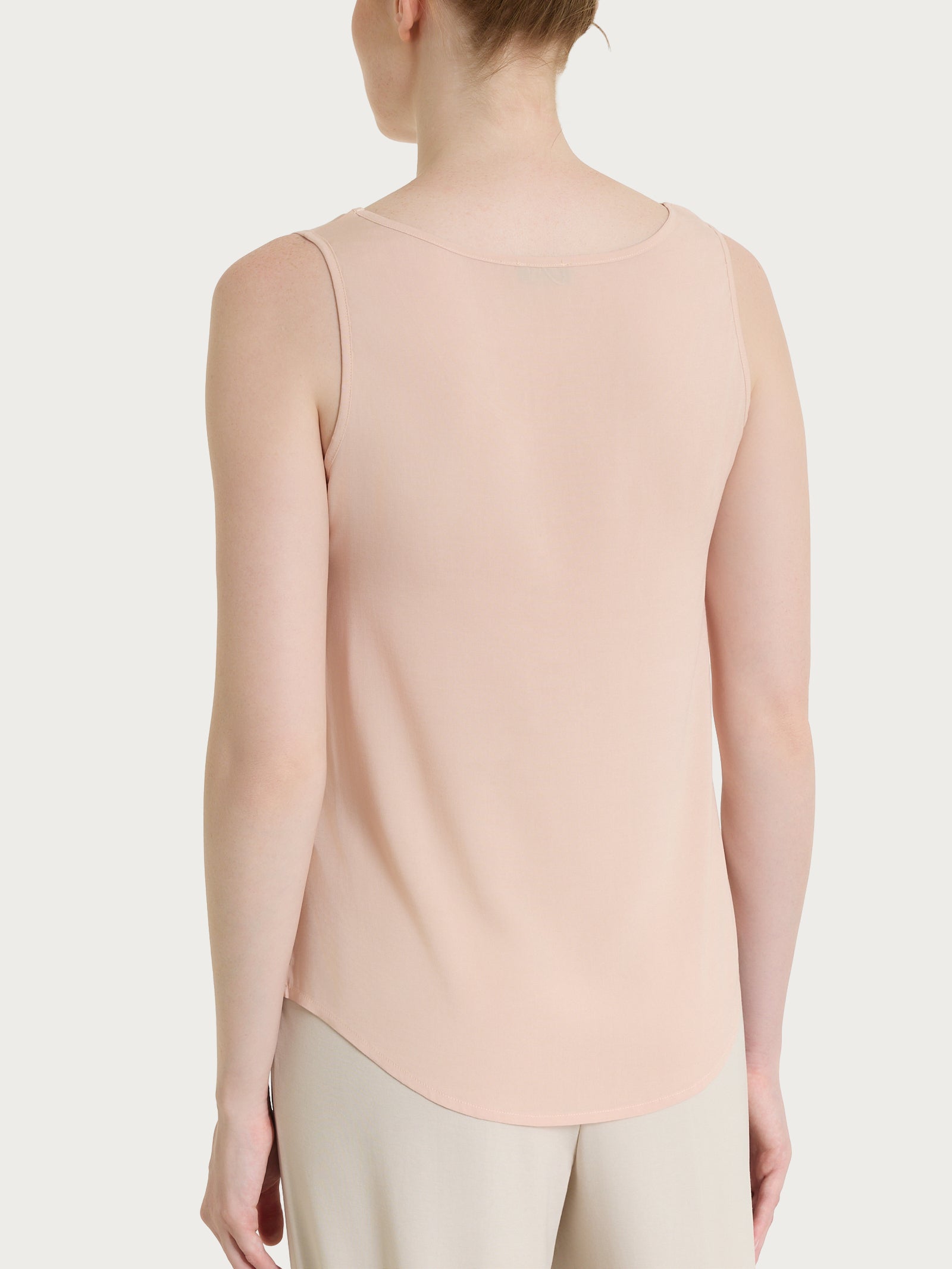 Top con spalla larga in Voile Stretch Rosa Donna - Ragno
