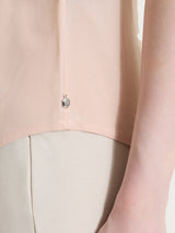 Top con spalla larga in Voile Stretch Rosa Donna - Ragno