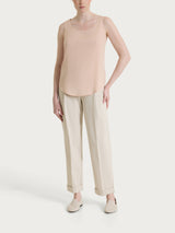 Top con spalla larga in Voile Stretch Rosa Donna - Ragno