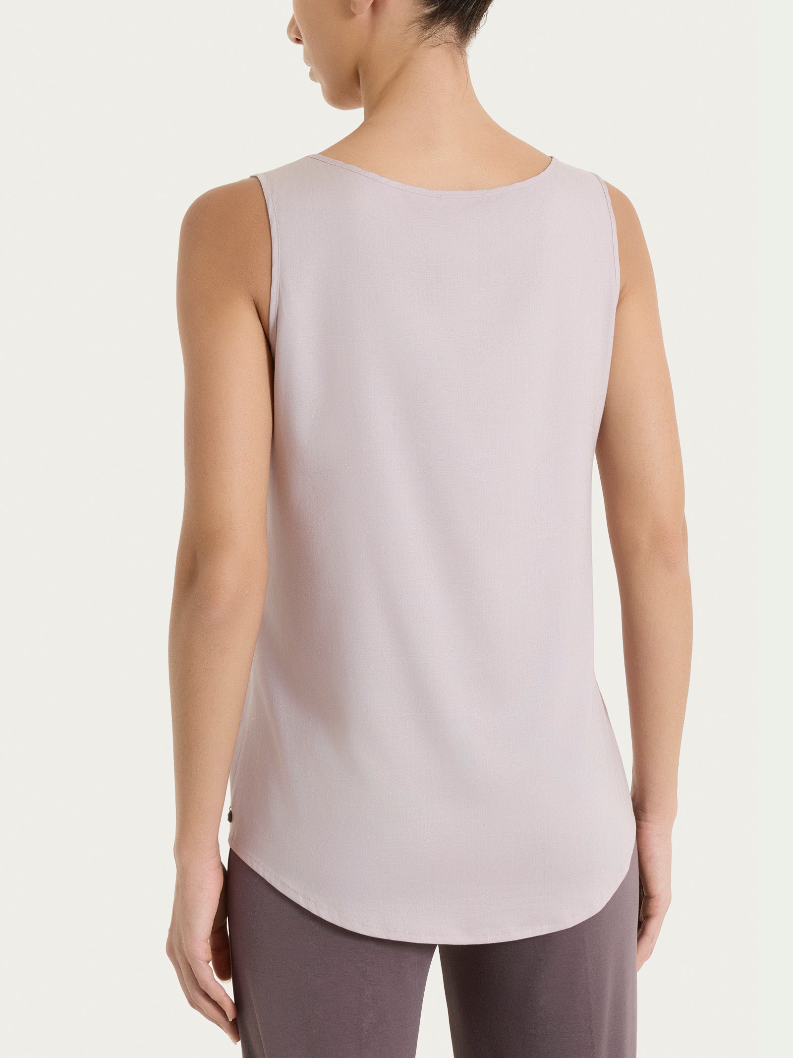 Top con spalla larga in Voile Stretch Rosa Donna - Ragno