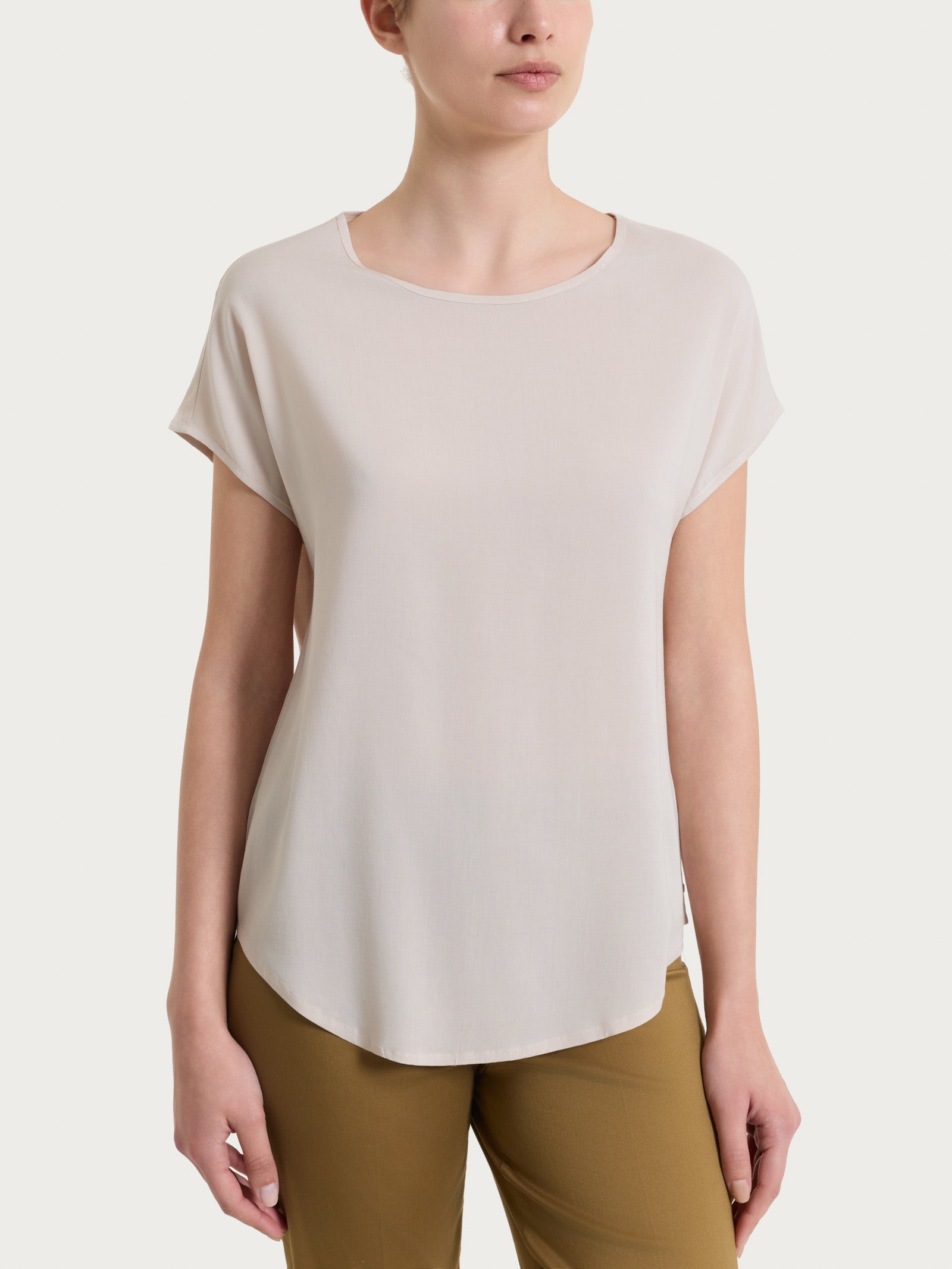 Blusa de manga kimono para mujer Blanco - Ragno