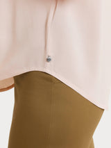 Blusa con manica a kimono in Voile Stretch Rosa Donna - Ragno