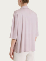 Camicia con manica 3/4 in Voile Stretch Rosa Donna - Ragno