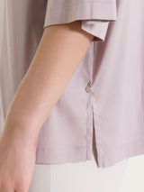 Camicia con manica 3/4 in Voile Stretch Rosa Donna - Ragno